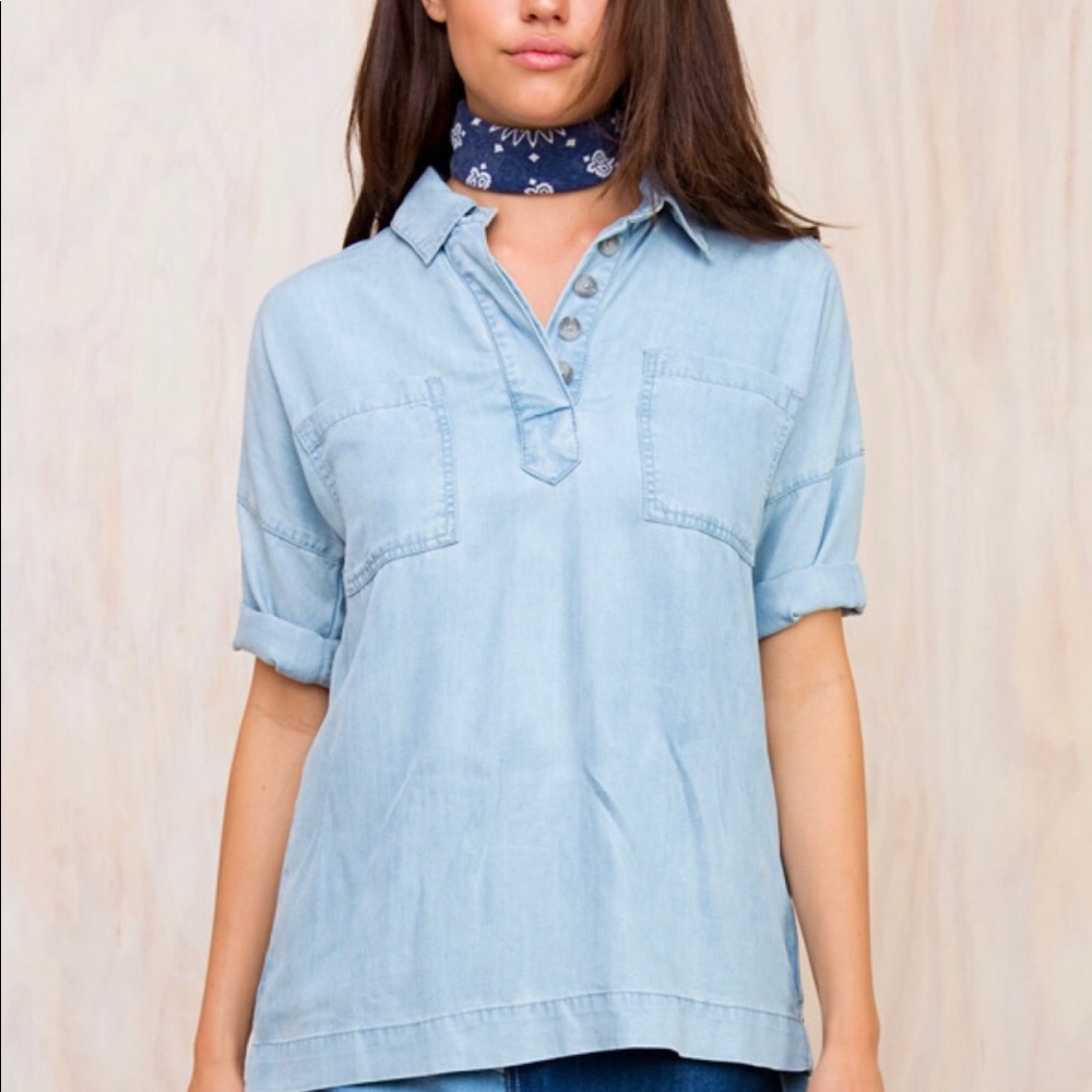MINKPINK demin top